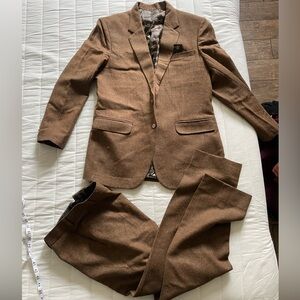 Tweed custom tailored suit